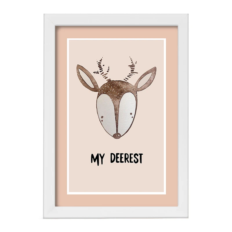 تابلو خندالو مدل گوزن کد F11488