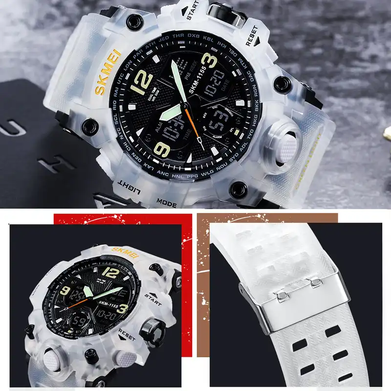 ساعت مچی دیجیتال مردانه اسکمی مدل 1155 W-H