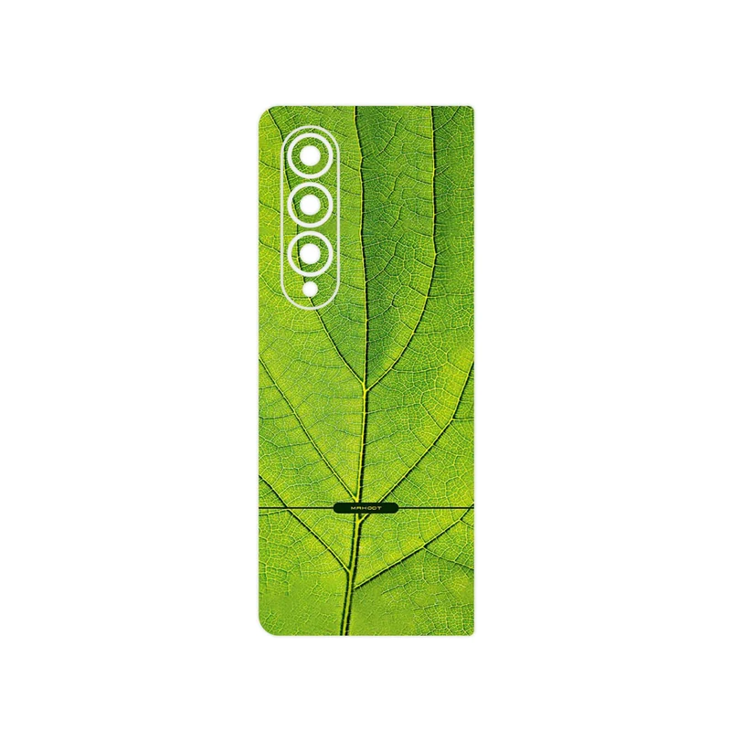 برچسب پوششی ماهوت مدل Leaf_Texture مناسب برای گوشی موبایل سامسونگ Galaxy Z Fold4