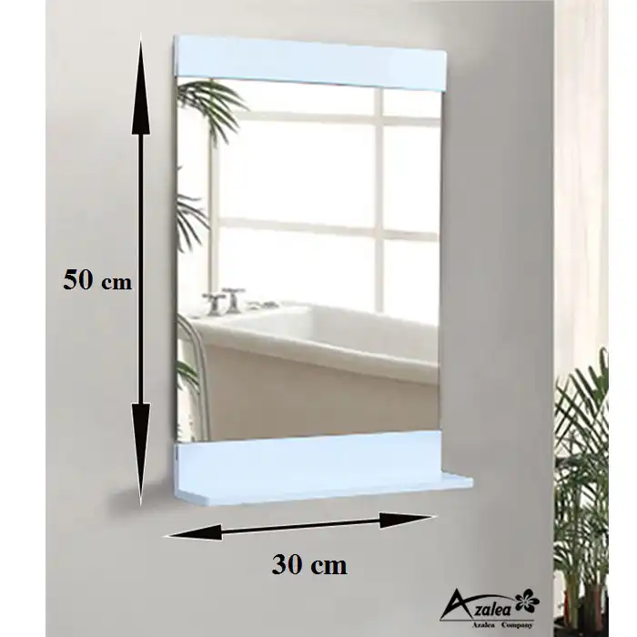 آینه سرویس بهداشتی آزالیا مدل H3050 شلف دار