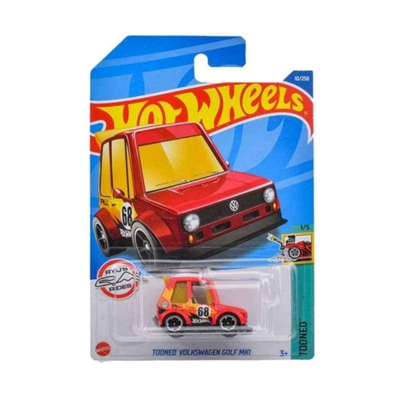 ماشین بازی هات ویلز مدل tooned volkswagen golf mk1
