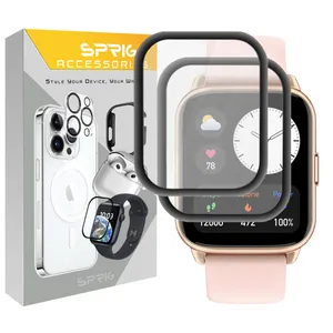 Sprig Pmma-SPG Nano Screen Protector For Amazfit Pop 2 Pack of 2