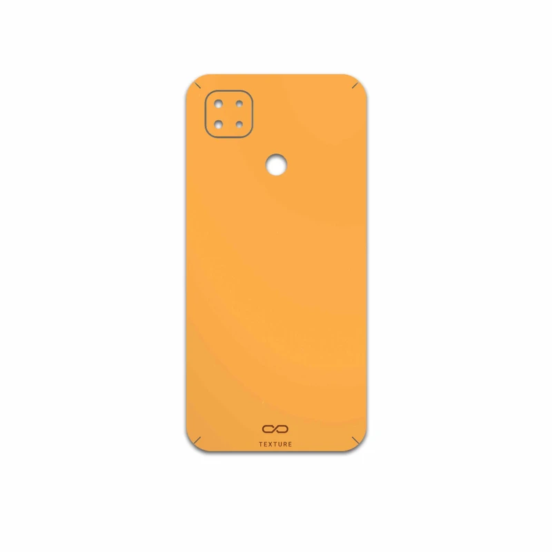 برچسب پوششی ماهوت مدل Matte-Orange مناسب برای گوشی موبایل شیائومی Poco C3
