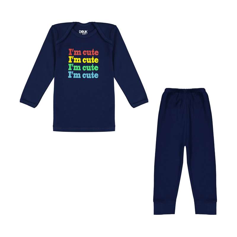 ست تی شرت و شلوار نوزادی پسرانه سون پون مدل 1391688-59
