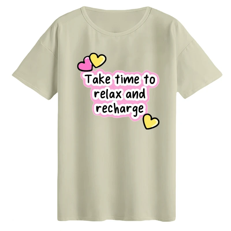 تی‌شرت لانگ آستین کوتاه زنانه مدل زمان بده