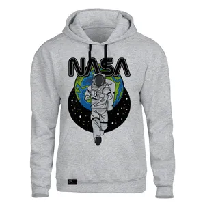هودی مردانه مدل nasa کد F24 رنگ طوسی