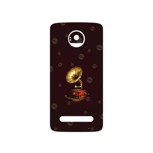 MAHOOT Gramophone Nostalgia Cover Sticker for Motorola Moto Z2 Play