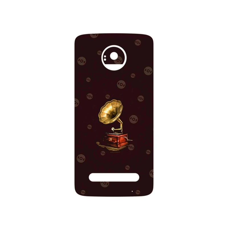 برچسب پوششی ماهوت مدل Gramophone Nostalgia مناسب برای گوشی موبایل موتورولا Moto Z2 Play