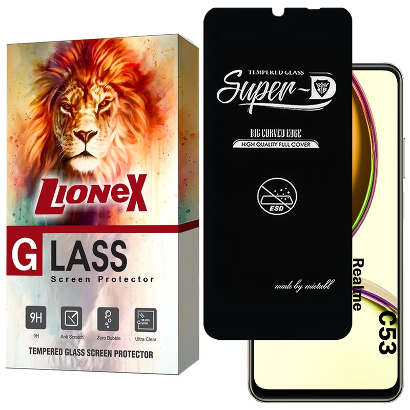 محافظ صفحه نمایش لایونکس مدل SUPERDNL مناسب برای گوشی موبایل ریلمی C53