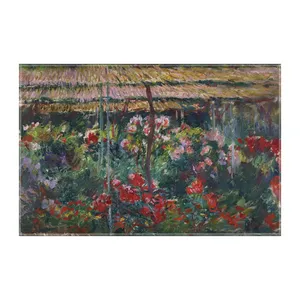 کاغذ کادو ترمه طراحان ایده مدل باغ گل صد تومانی از مونه کد art0228 سایز 57x37 سانتی متر