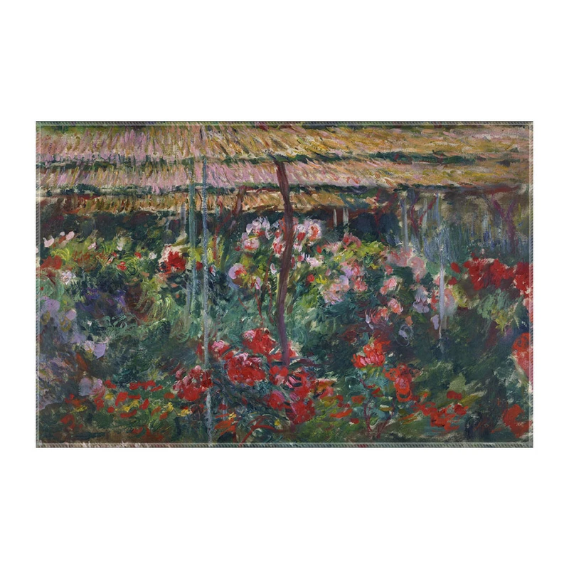 کاغذ کادو ترمه طراحان ایده مدل باغ گل صد تومانی از مونه کد art0228 سایز 57x37 سانتی متر