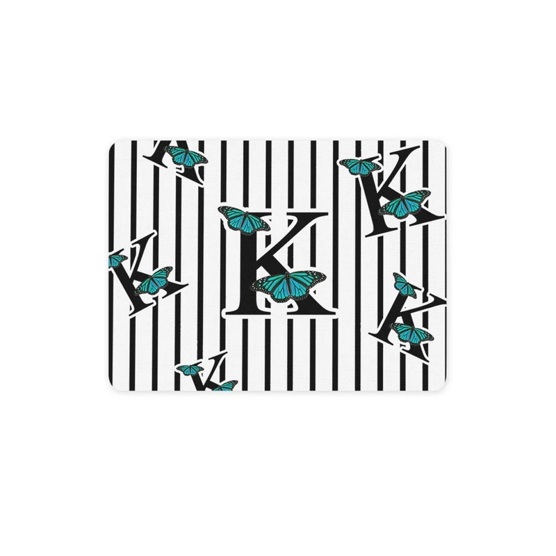 ماوس پد ترمه طراحان ایده مدل حرف K پروانه ای کد cfp3013