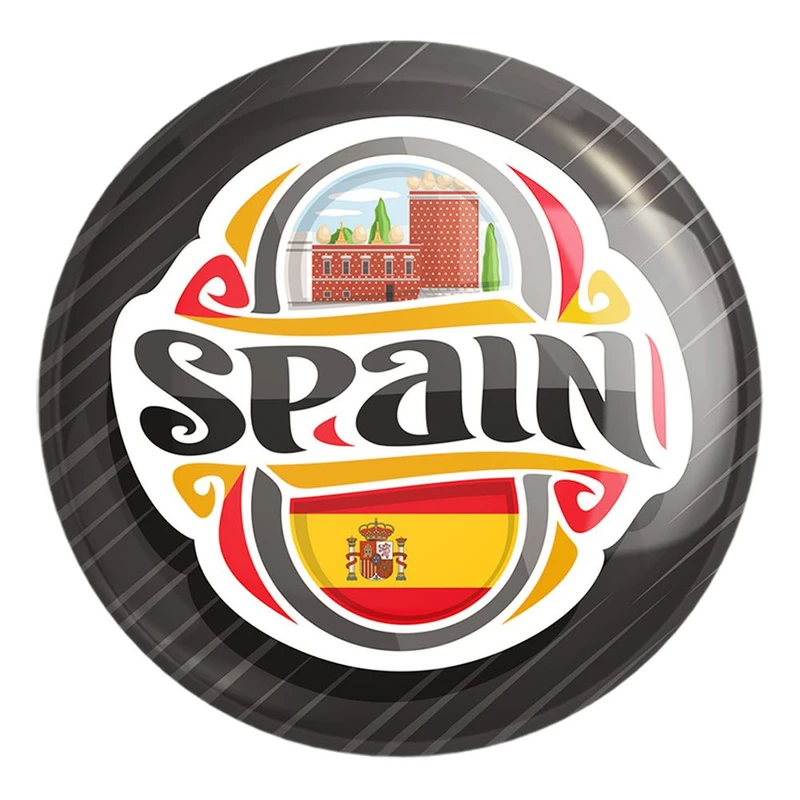 پیکسل خندالو طرح پرچم اسپانیا کد 20670 مدل بزرگ