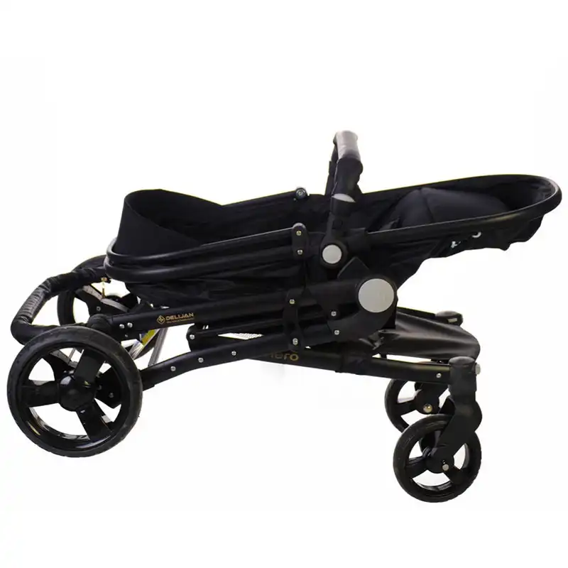 ست کالسکه و کریر دلیجان مدل هیرو به همراه ساک لوازم کودک و تشک روروئک