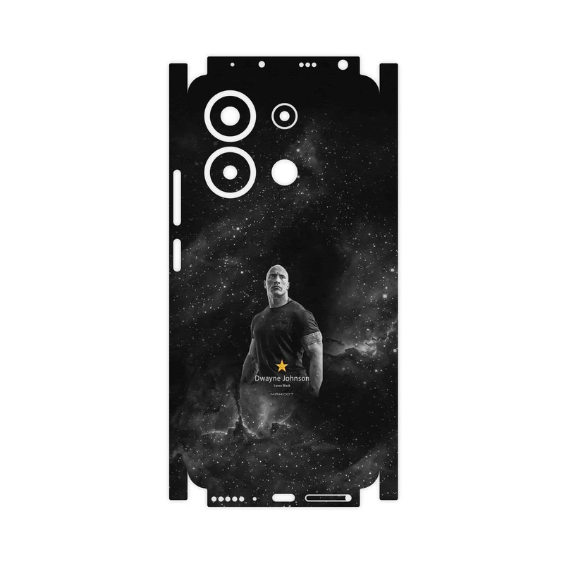 برچسب پوششی ماهوت مدل Dwayne Johnson-FullSkin مناسب برای گوشی موبایل شیائومی Redmi Note 13 4G
