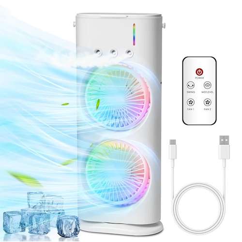 پنکه رومیزی مدل دو فن FH-666