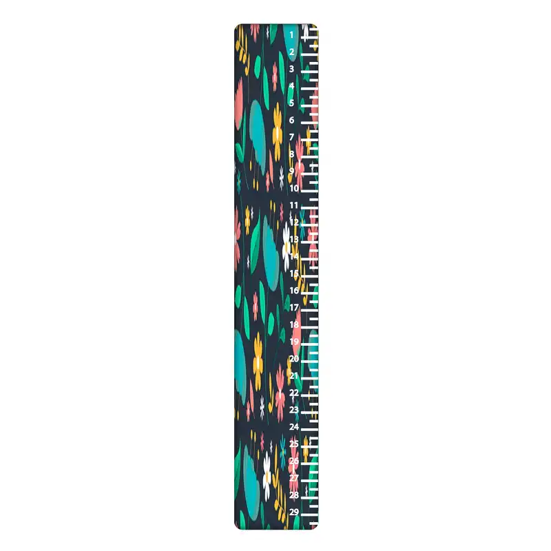 خط کش 30 سانتی متر طرح گل کد 406