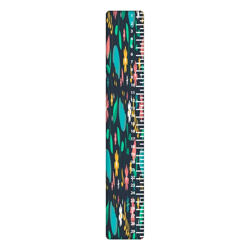 خط کش 30 سانتی متر طرح گل کد 406