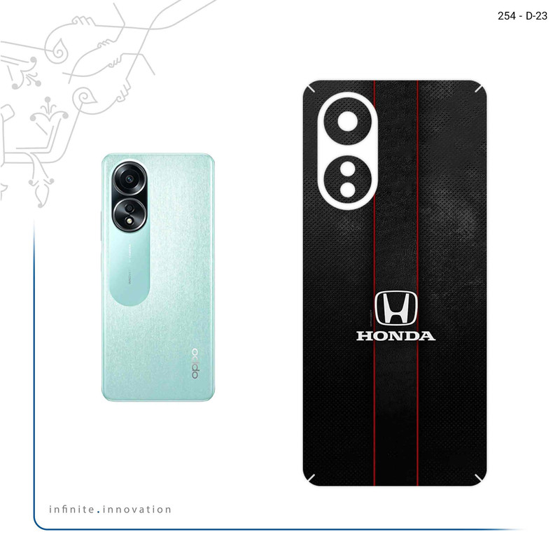 برچسب پوششی ماهوت مدل Honda_Motor مناسب برای گوشی موبایل اپو A58 4G