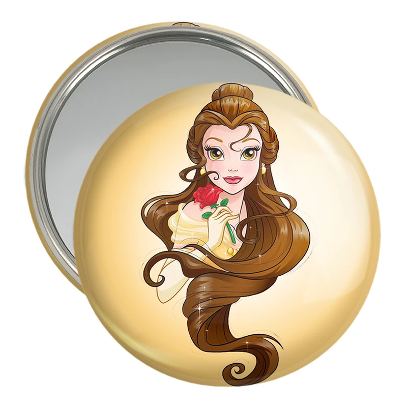 آینه جیبی خندالو مدل انیمیشن دیو  و دلبر Beauty And The Beast  کد 1785