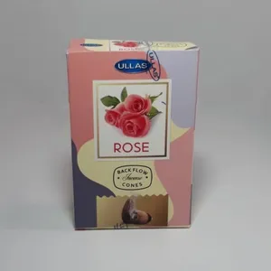 عود مدل آبشاری طرح rose بسته 10 عددی