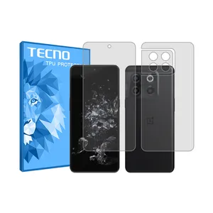 Tecno HyGEL model transparent screen protector suitable for OnePlus Ace Pro mobile phone along with the back protector