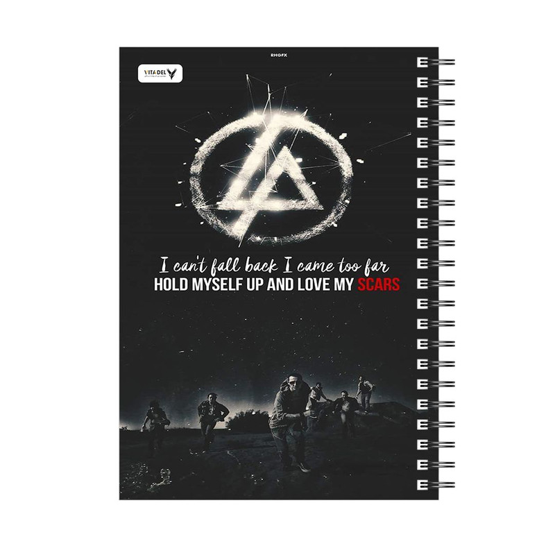 دفتر 120 برگ ویتادل طرح لینکین پارک مدل 2