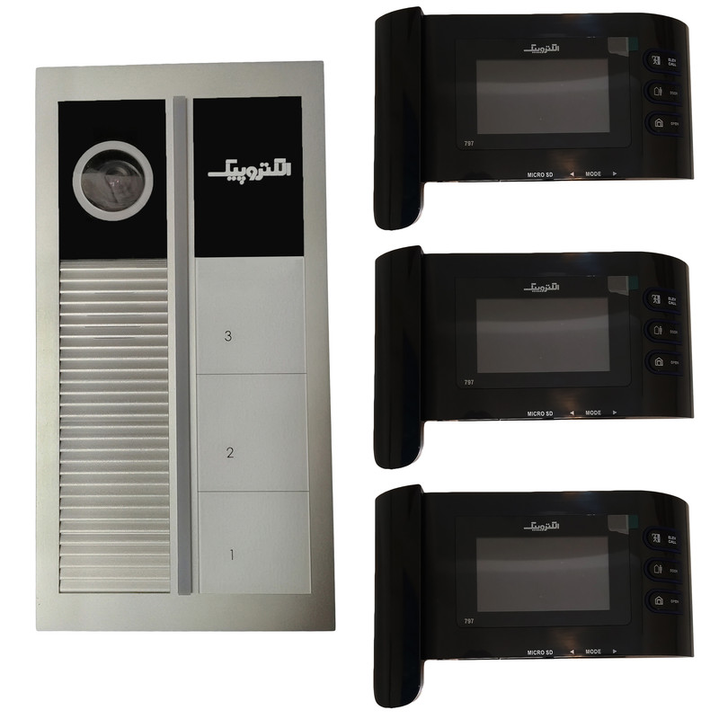 دربازکن تصویری الکتروپیک مدل 797 کد 1114 مجموعه 4 عددی