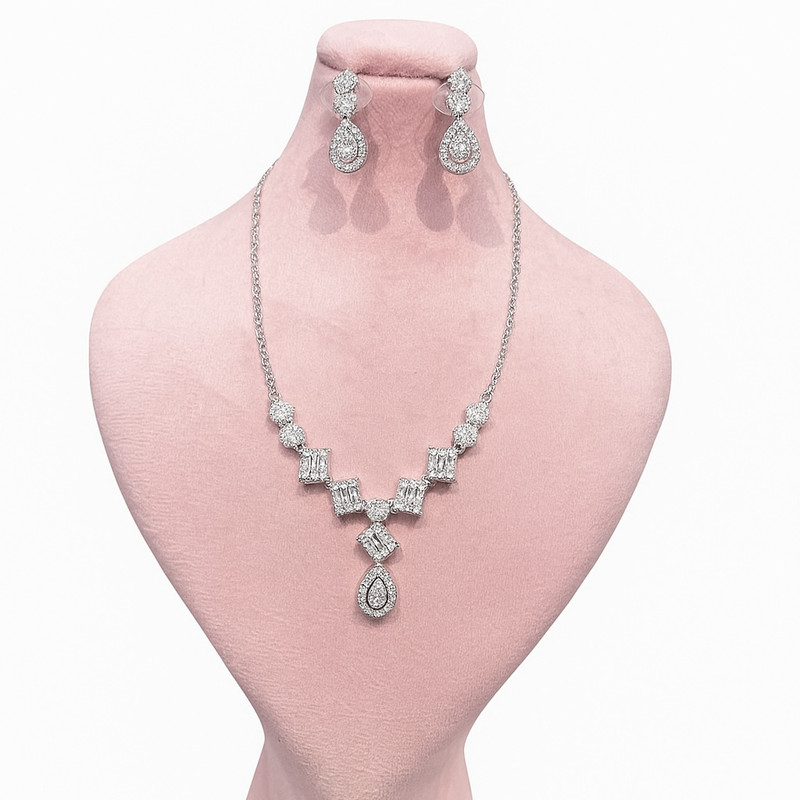 نیم ست زنانه مدل جواهری کد 043