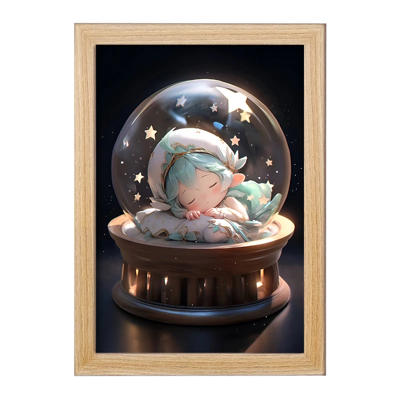 تابلو خندالو مدل دختر کیوت کد F9354