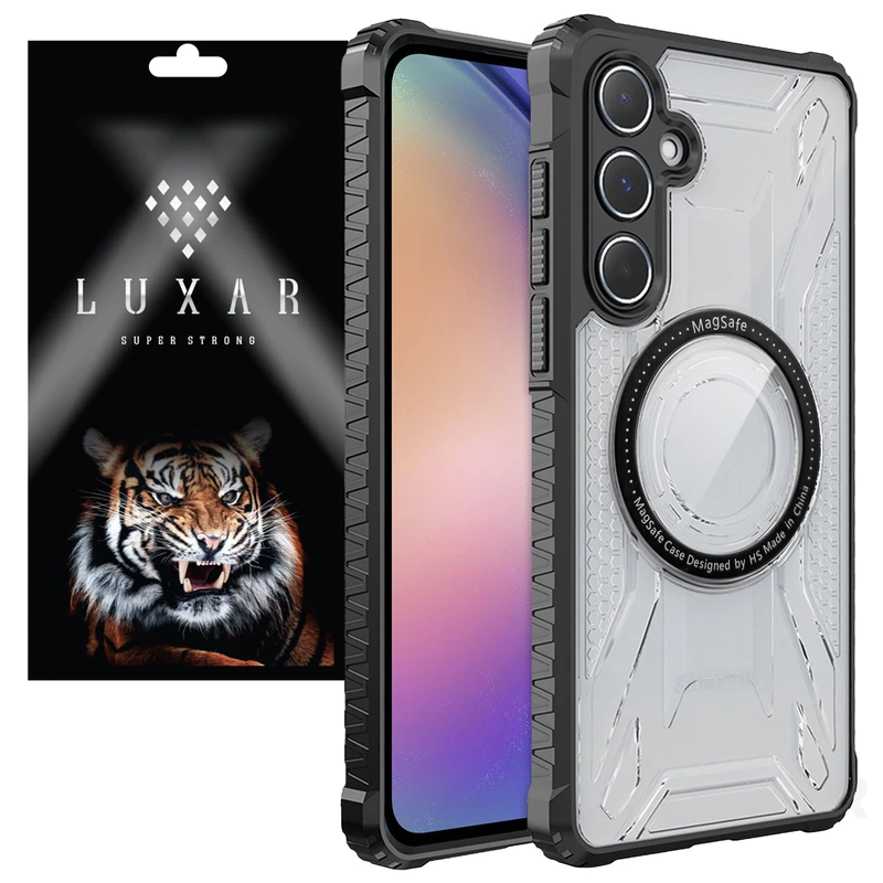 کاور لوکسار مدل A55 _Luxmag مناسب برای گوشی موبایل سامسونگ Galaxy A55 / A35