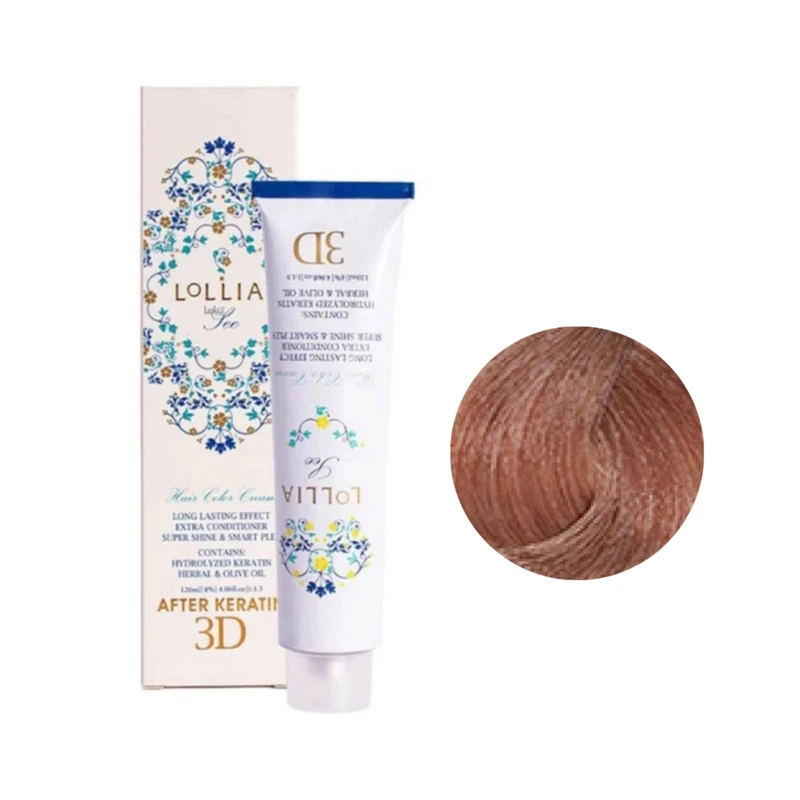 رنگ مو لولیا سی شماره 8/35 حجم 120 میلی‌لیتر رنگ بلوند کاراملی