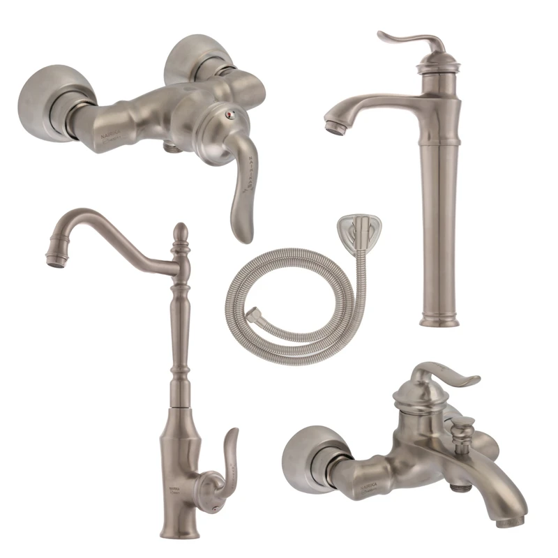 ست شیرآلات نایریکا مدل هلن  کد B-M03 مجموعه 5 عددی