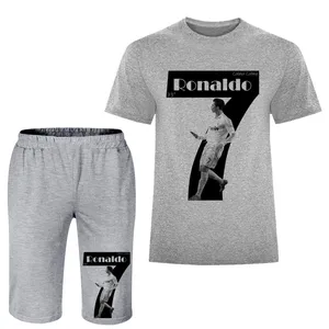 ست تی شرت و شلوارک مردانه مدل رونالدو A232
