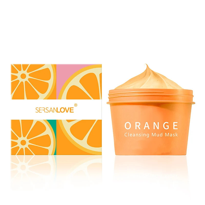 ماسک لایه بردار صورت سرسان لاو مدل Orange Mud حجم 100 میلی لیتر