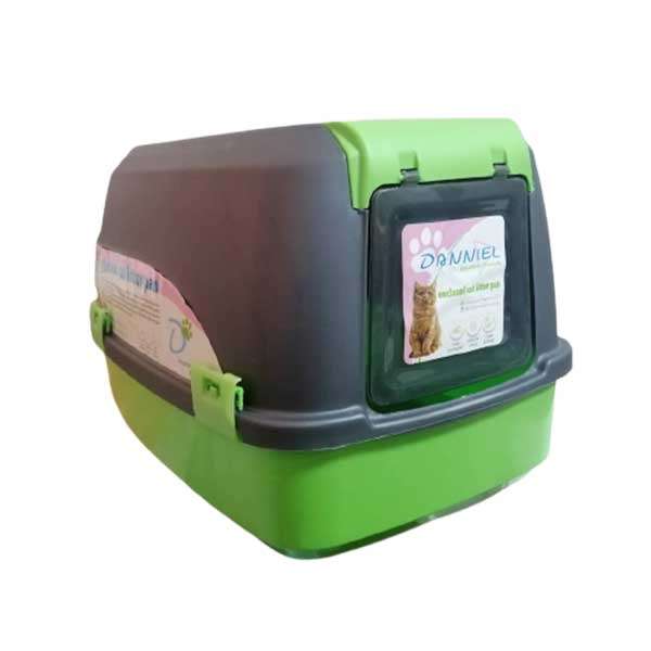 توالت و ظرف خاک گربه دنیل مدل مسقف توالت و ظرف خاک گربه دنیل مدل مسقف