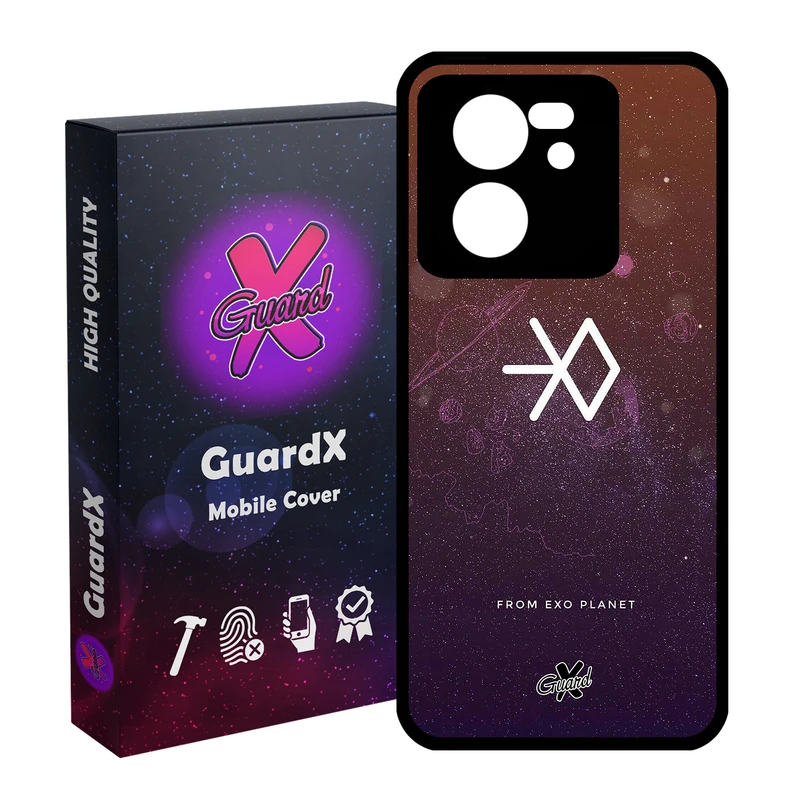 کاور گارد ایکس طرح Exo مدل Glass10021 مناسب برای گوشی موبایل شیائومی 13T/13T Pro/Redmi K60 Ultra