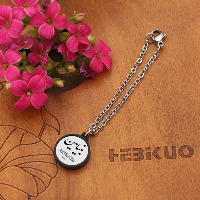 آویز ساعت زنانه ناکسیگو مدل شب تاب طرح بنیامین کد AW9178