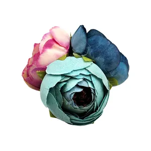 گیره مو زنانه مدل گل پیونی کد SNG255-2