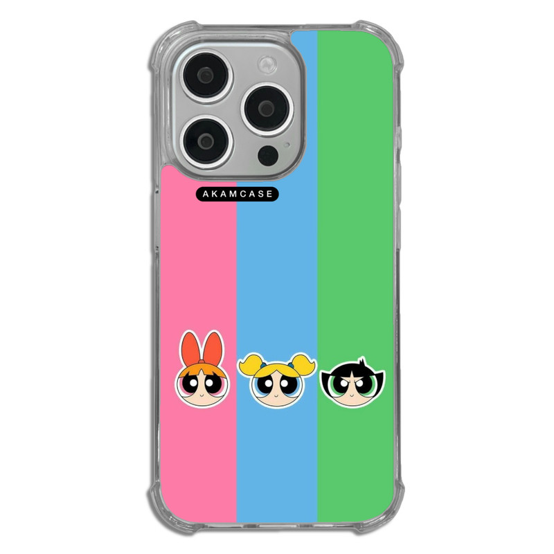 کاور آکام مدل AMCWTA15PRO-POWER PUFF GIRLS8  مناسب برای گوشی موبایل اپل iPhone 15 Pro