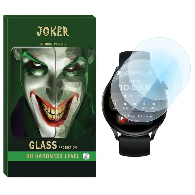 محافظ صفحه نمایش نانو جوکر مدل NJK مناسب برای ساعت هوشمند هوآوی Watch 3 Active Edition بسته سه عددی