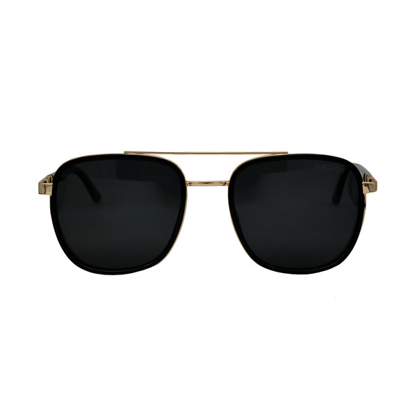 عینک آفتابی مربعی پلاریزه پلیس مدل S P L 8018TR C GOLBL POLARIZED SUNGLASSES