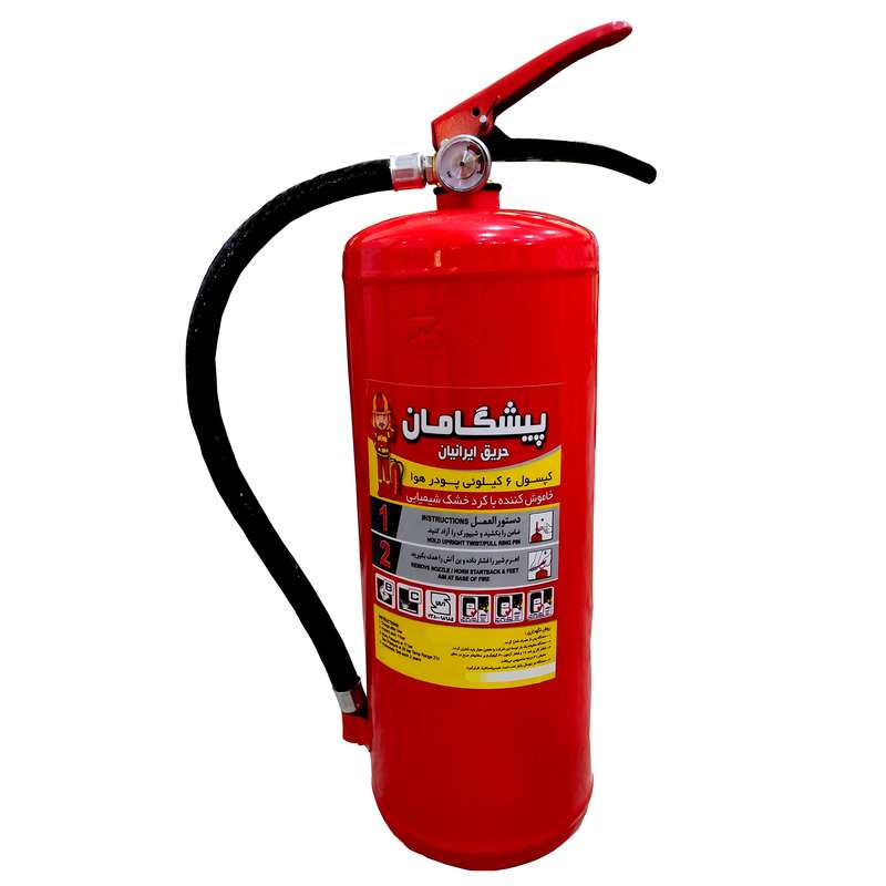 کپسول آتش نشانی پیشگامان کد P11 وزن 6 کیلوگرم