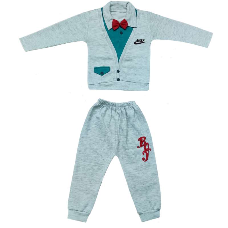 ست پولوشرت و شلوار پسرانه مدل BSTPAPION