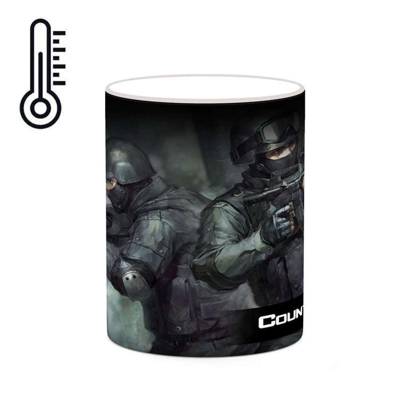 ماگ حرارتی کاکتی مدل بازی کانتر استرایک Counter-Strike 1.6 کد mgh28064