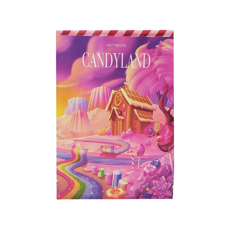 دفتر يادداشت 100 برگ طرح CANDYLAND كد 479