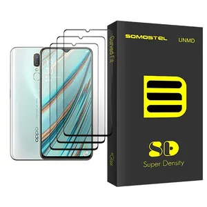 Somastel SD Glass MIX003 Screen Protector For Oppo A9 Pack Of 3