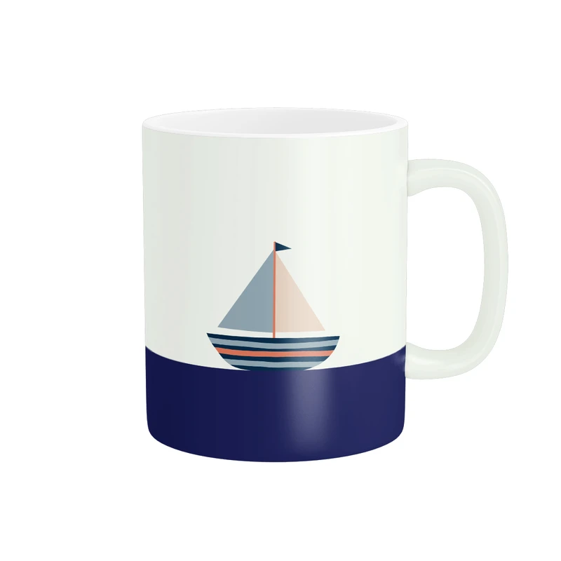 ماگ طرح قایق کد 49