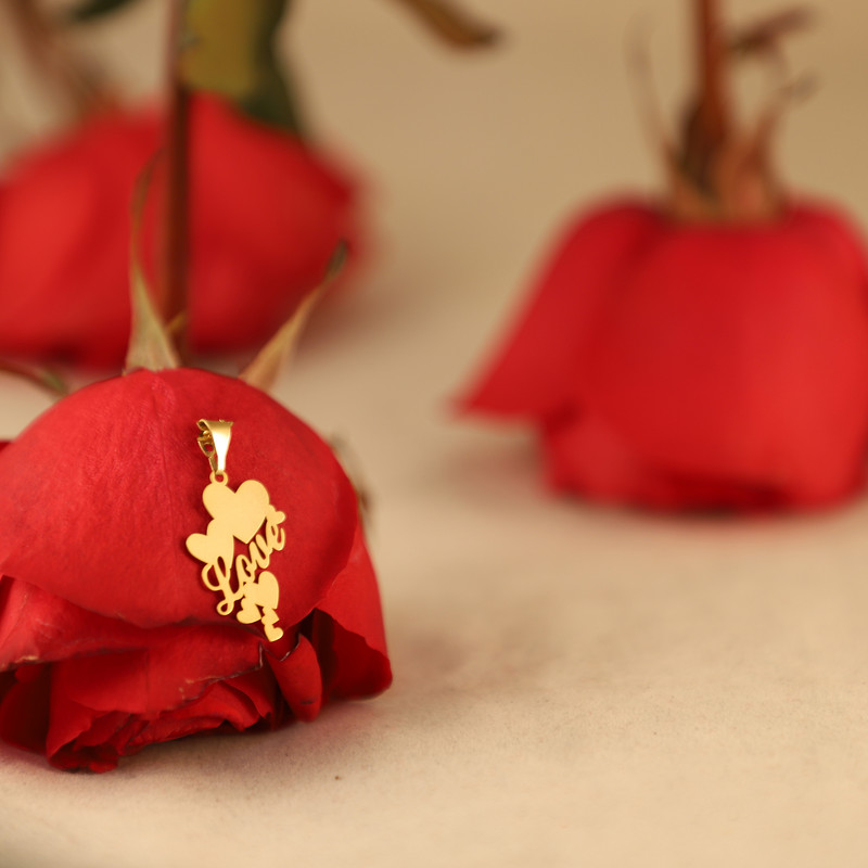 آویز گردنبند نقره زنانه مدل h168