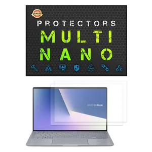 Multi Nano X-S2M Model Anti Reflex Screen Protector For Asus ZenBook 14 Q407IQ 14 Inch 2020 Laptop Pack Of 2